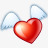 飞行心情人节爱约会图标png_新图网 https://ixintu.com flying heart love valentine 心 情人节 爱 飞行