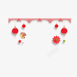 悬挂灯笼素材
