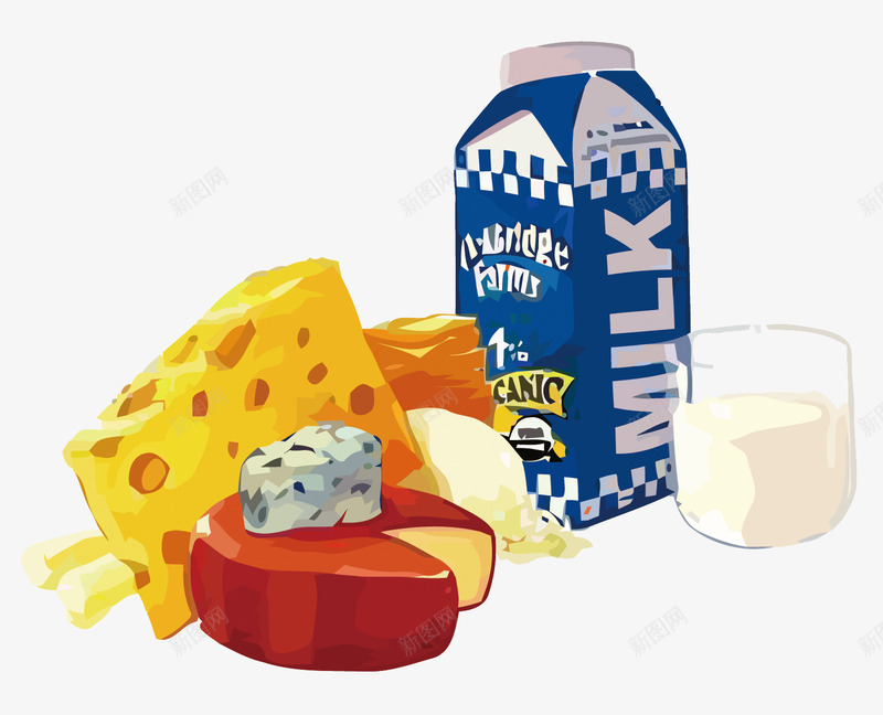 食物png免抠素材_新图网 https://ixintu.com PNG PNG免费下载 PNG图片 奶酪 牛奶 食物