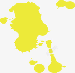 黄的黄色的插画素描笔刷矢量图高清图片