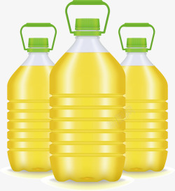 食用油一桶黄色的油矢量图高清图片