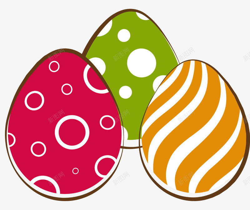 复活节一堆多彩彩蛋png免抠素材_新图网 https://ixintu.com 一堆彩蛋 各式彩蛋 复活节 多彩彩蛋 条纹彩蛋 节日彩蛋