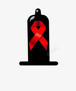 两性创意预防艾滋宣传高清图片
