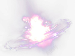 紫色炫酷爆炸素材