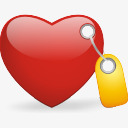 tagged标记心valentinelove图标高清图片