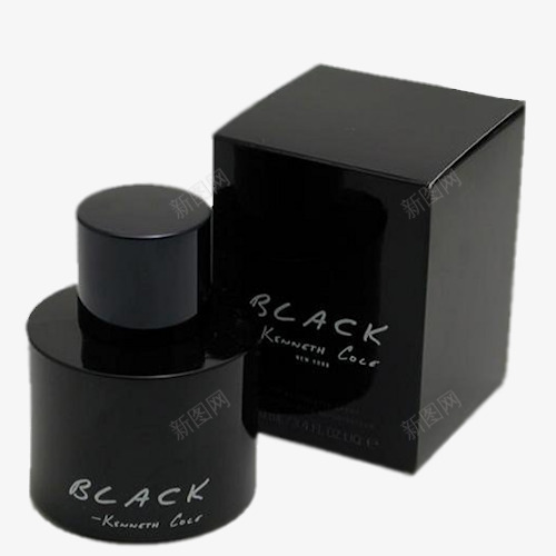 黑色墨水瓶png免抠素材_新图网 https://ixintu.com 包装盒 墨水瓶 纸盒 黑色