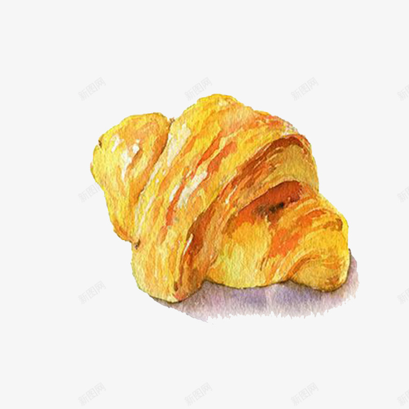 牛角包面包png免抠素材_新图网 https://ixintu.com 日式菜单 暖色 牛角包 精致 糕点 美味 诱惑 面包 食物