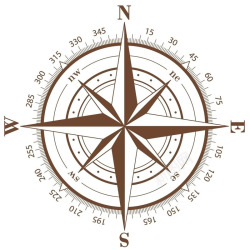 指北针图标图标