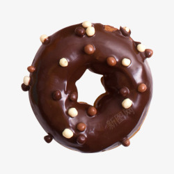 巧克力甜甜圈巧克力甜甜圈高清图片