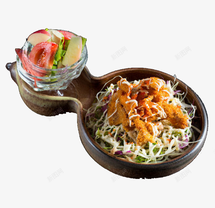 軟殼蟹沙拉png免抠素材_新图网 https://ixintu.com 寿司 日式料理广告 日式料理菜单 烧烤