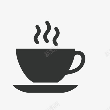 黑色咖啡图标图标