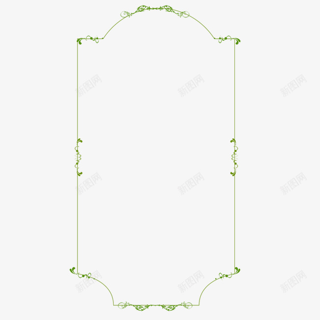 花纹png免抠素材_新图网 https://ixintu.com 不规则线条 抽象文理 抽象花纹 花朵 花纹 边框 鲜花