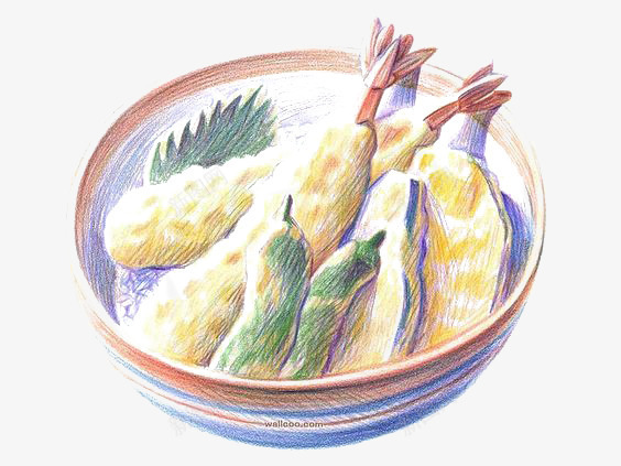 卡通天妇罗png免抠素材_新图网 https://ixintu.com 卡通 天妇罗 手绘 插画 日式 炸虾 美食
