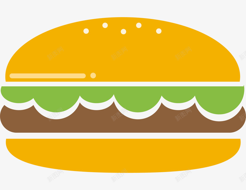 手绘卡通汉堡包图标png_新图网 https://ixintu.com 卡通汉堡包 手绘汉堡包 汉堡包 汉堡包图标 美味 美食 菜单