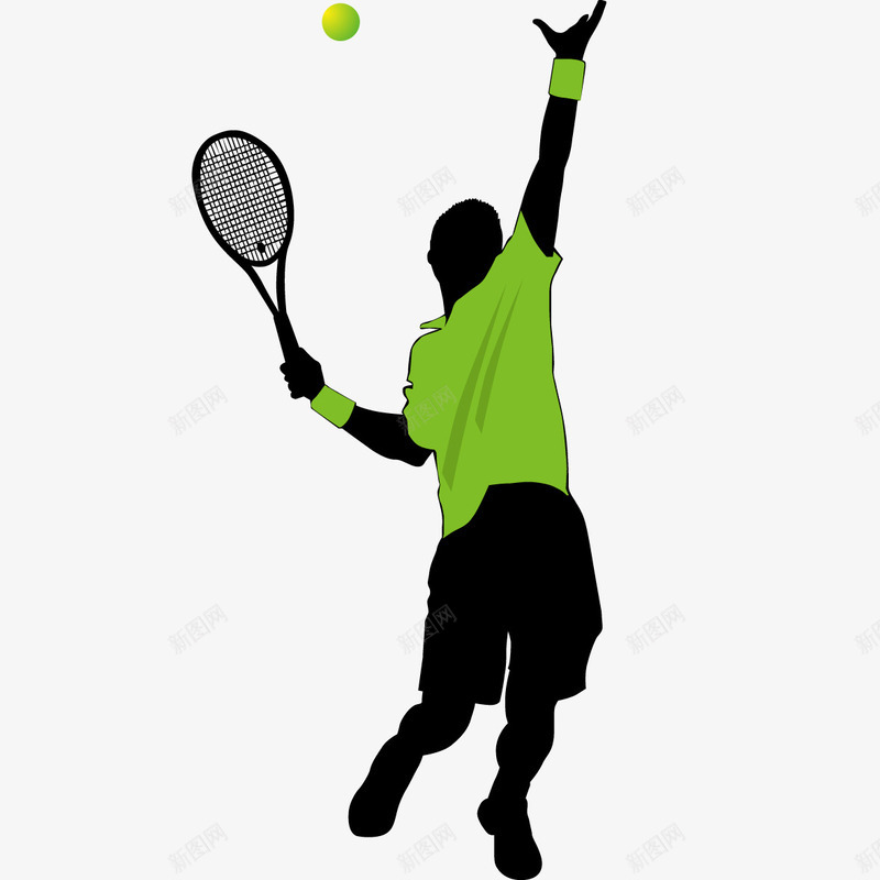 网球运动员png免抠素材_新图网 https://ixintu.com PNG图形 人物 体育 活动 球拍 网球 装饰