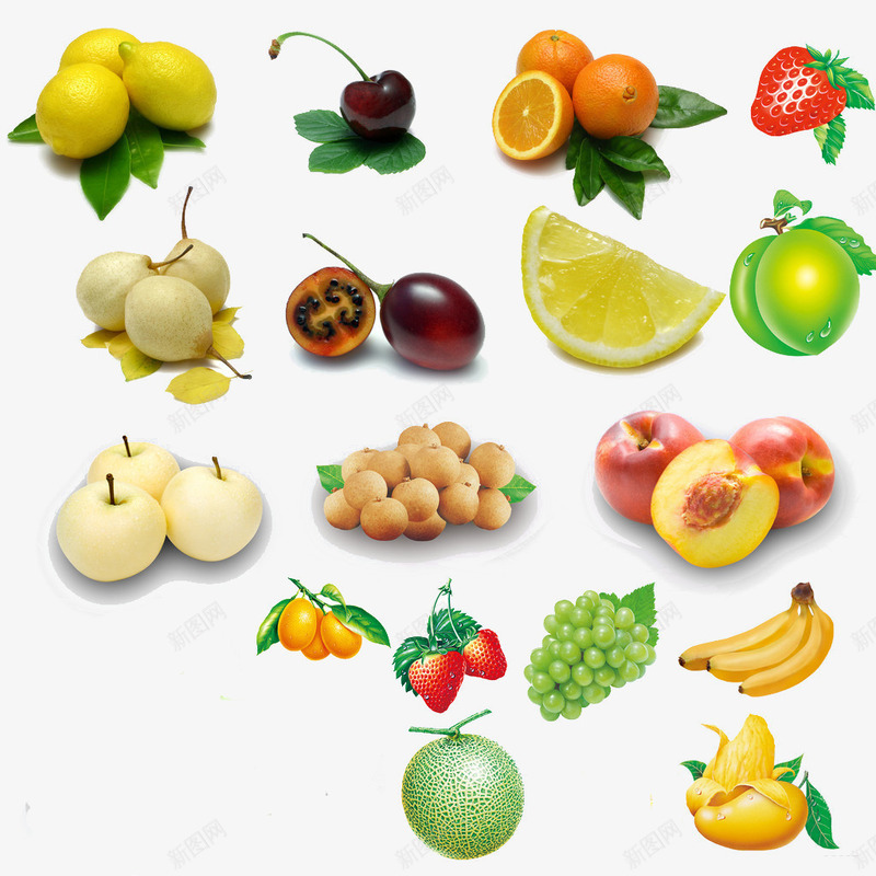 3d水果剪影png免抠素材_新图网 https://ixintu.com 3d水果图片素材 卡通3d图片 水果剪影 水果素材 食物矢量图 食物素描