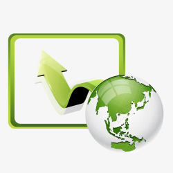 绿色环保地球元素素材