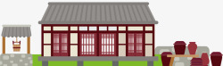 日式建筑素材