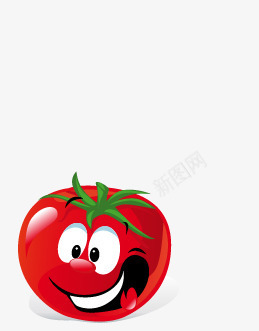 卡通西红柿矢量图eps免抠素材_新图网 https://ixintu.com 卡通 红色 蔬菜 西红柿 食物 矢量图