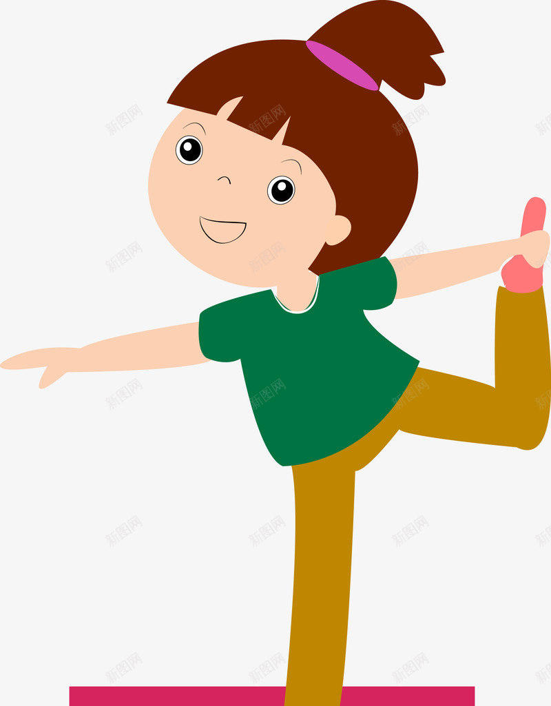 卡通运动的瑜伽美女图png免抠素材_新图网 https://ixintu.com 休闲 休闲娱乐 健美 健身 印度瑜伽 女性 手绘 插画 瑜伽 瑜伽动作 瑜伽女性 线条 运动 锻炼