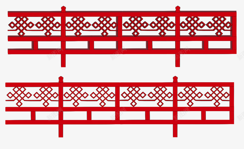 日式传统花纹建筑图案png免抠素材_新图网 https://ixintu.com 建筑图案 日式传统花纹建筑 红色建筑