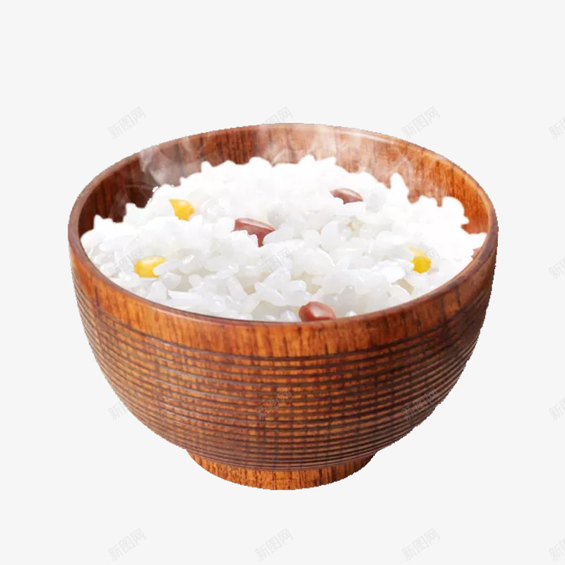 木碗里的米饭png免抠素材_新图网 https://ixintu.com png图形 png装饰 木碗 米饭 装饰 食物
