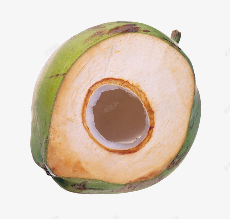 新鲜椰子png免抠素材_新图网 https://ixintu.com 产品实物 免费png图片 水果 绿色食品 食物