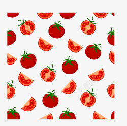 西红柿背景图矢量图素材