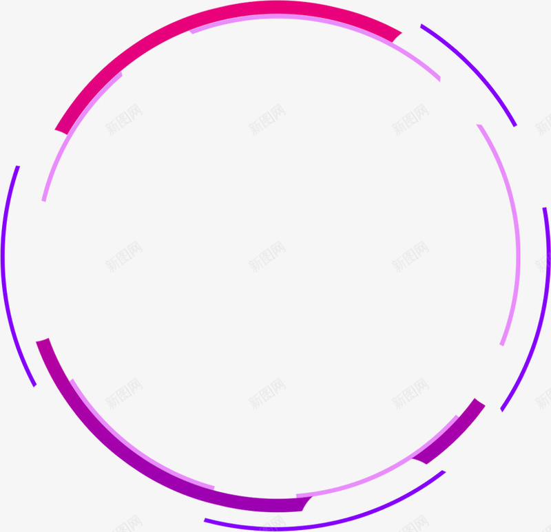 数码紫色圈png免抠素材_新图网 https://ixintu.com 不规则圈 数码紫色圈 紫色圈