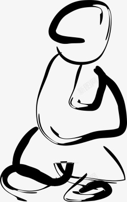 人物皮肤笔刷小人插画素描笔刷矢量图图标高清图片