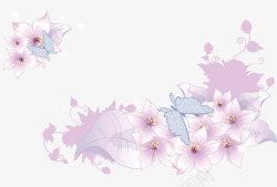 唯美百合紫色百合花苞矢量图高清图片