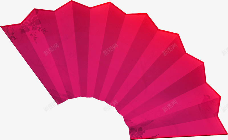 红色大气扇面装饰图案png免抠素材_新图网 https://ixintu.com 大气 扇面 红色 装饰图案