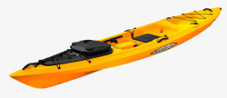黄色独划艇素材
