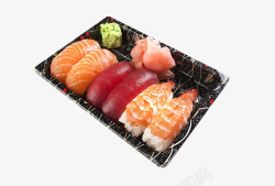 日式芥末大虾寿司高清图片