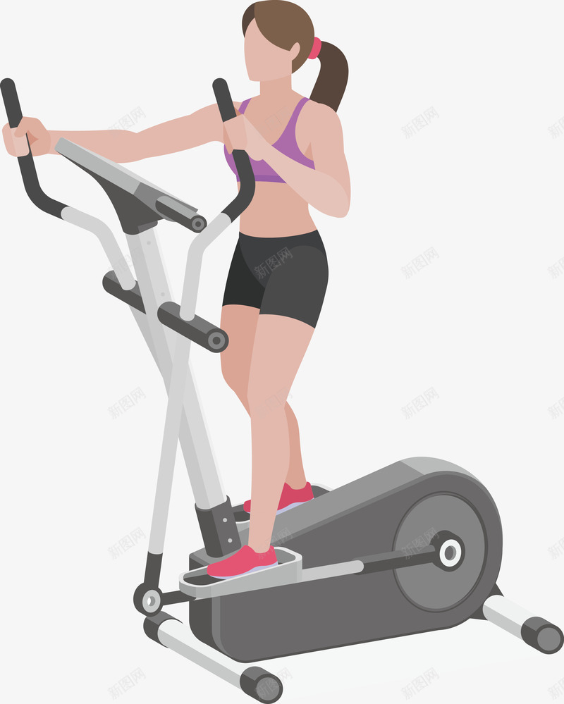 美女腿部肌肉锻炼png免抠素材_新图网 https://ixintu.com 体力 健康 出汗 运动 锻炼