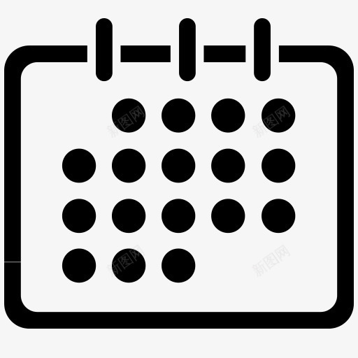 Calendar日历线性图标png_新图网 https://ixintu.com Calendar 商务线性图标 日历 线性图标
