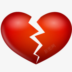 broken心破碎的valentineloveicons图标高清图片