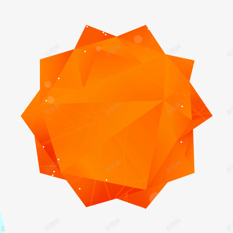 橙色简约多边形不规则图形png免抠素材_新图网 https://ixintu.com 不规则图形 免抠PNG 橙色 简约多边形