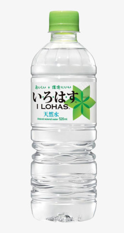 塑料质感有质感的日本矿泉水高清图片