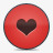 红按钮按钮心红情人节爱的味道高清图片