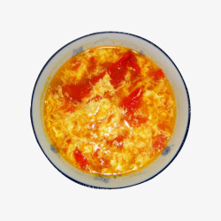 开胃食品番茄蛋花汤食品高清图片
