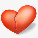 心破碎的打破红色的ValentinesDaypng免抠素材_新图网 https://ixintu.com break broken heart red 心 打破 破碎的 红色的