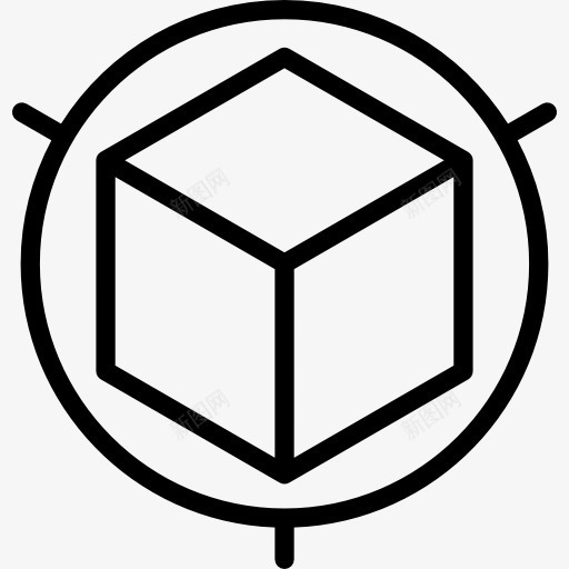 立方体图标png_新图网 https://ixintu.com SEO和网络 图形工具 平面设计 建模 立方体 编辑工具