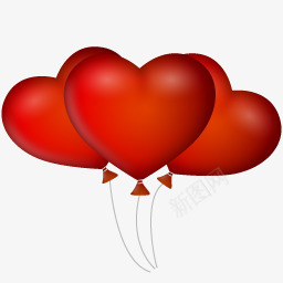 气球心valentineloveicons图标png_新图网 https://ixintu.com ballons heart 心 气球