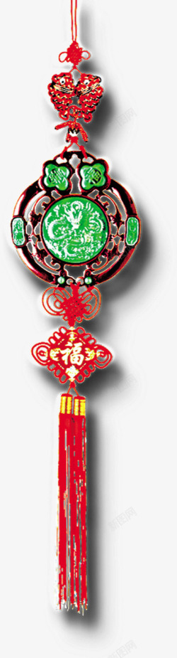 中式双鱼中国结节日装饰素材
