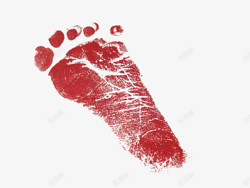 红色的脚印png免抠素材_新图网 https://ixintu.com PNG图形 PNG装饰 手绘 红色 脚印 装饰