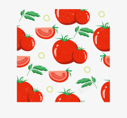 西红柿背景矢量图素材