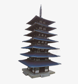 日本多层塔式建筑素材
