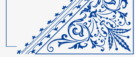 蓝色花纹展架模板png_新图网 https://ixintu.com X展架设计 x展架 展架 海报素材 炫彩展架 蓝色花纹