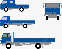 大小货车矢量图素材